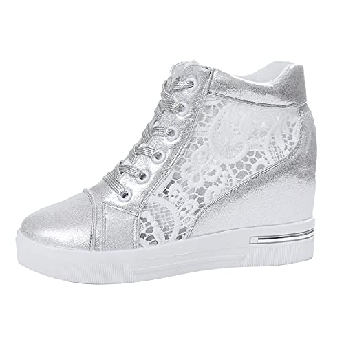 Kswlwccpp Weiße Sneaker Damen Spitze Freizeit Extra Breit mit Schnürung Freizeitschuhe Sportschuhe Halbhohe Leicht Running 47 Laufschuhe Walkingschuhe Plateau Atmungsaktiv Turnschuhe Leder Sneaker Kswlwccpp Weiße Sneaker Damen Spitze Freizeit Extra Breit mit Schnürung Freizeitschuhe Sportschuhe Halbhohe Leicht Running 47 Laufschuhe Walkingschuhe Plateau Atmungsaktiv Turnschuhe Leder Sneaker von Kswlwccpp