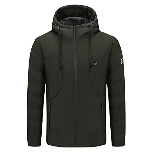 Kswlwccpp Winterjacke Herren, 5Xl Winter Warm Atmungsaktiv Winterjacke Übergangsjacke Wasserdicht Winddicht Große Größen 4Xl Snowboardjacke Fahrradjacke Lang Gefüttert Skijacke Outdoor Jacken von Kswlwccpp