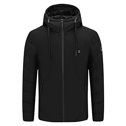 Kswlwccpp Winterjacke Herren, 5Xl Winter Warm Atmungsaktiv Winterjacke Übergangsjacke Wasserdicht Winddicht Große Größen 4Xl Snowboardjacke Fahrradjacke Lang Gefüttert Skijacke Outdoor Jacken von Kswlwccpp