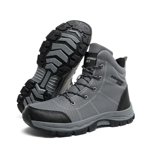 Outdoor Schuhe Herren, Wasserdicht Atmungsaktiv Rutschfeste Kletterschuhe Outdoor Schuhe Leicht Und Breit Hiking Wanderschuhe Trekkingschuhe Breite Füße Leder Sommer Traillaufschuhe Bergschuhe von Kswlwccpp