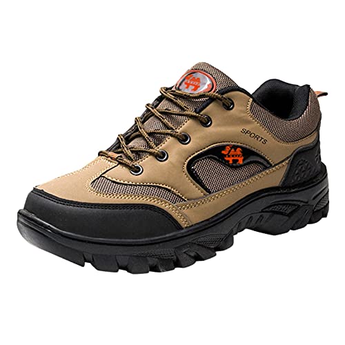 Trekking- & Wanderschuhe Für Herren: Breite Füße Sommer Wasserdicht Atmungsaktiv Kletterschuhe Hiking Schuhe Outdoor Weiß Leicht Comfort Fit Sneaker Trekking Rutschfeste Bergschuhe Wanderschuhe von Kswlwccpp