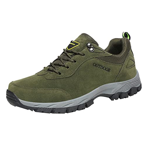 Wanderschuhe Herren: Atmungsaktiv Outdoor Sommer Leicht Bergschuhe Hiking Schuhe Comfort Fit Rutschfeste Trekking Sport Kletterschuhe Wanderschuhe Breite Füße Wasserdicht Trekkingschuhe Wanderstiefel von Kswlwccpp