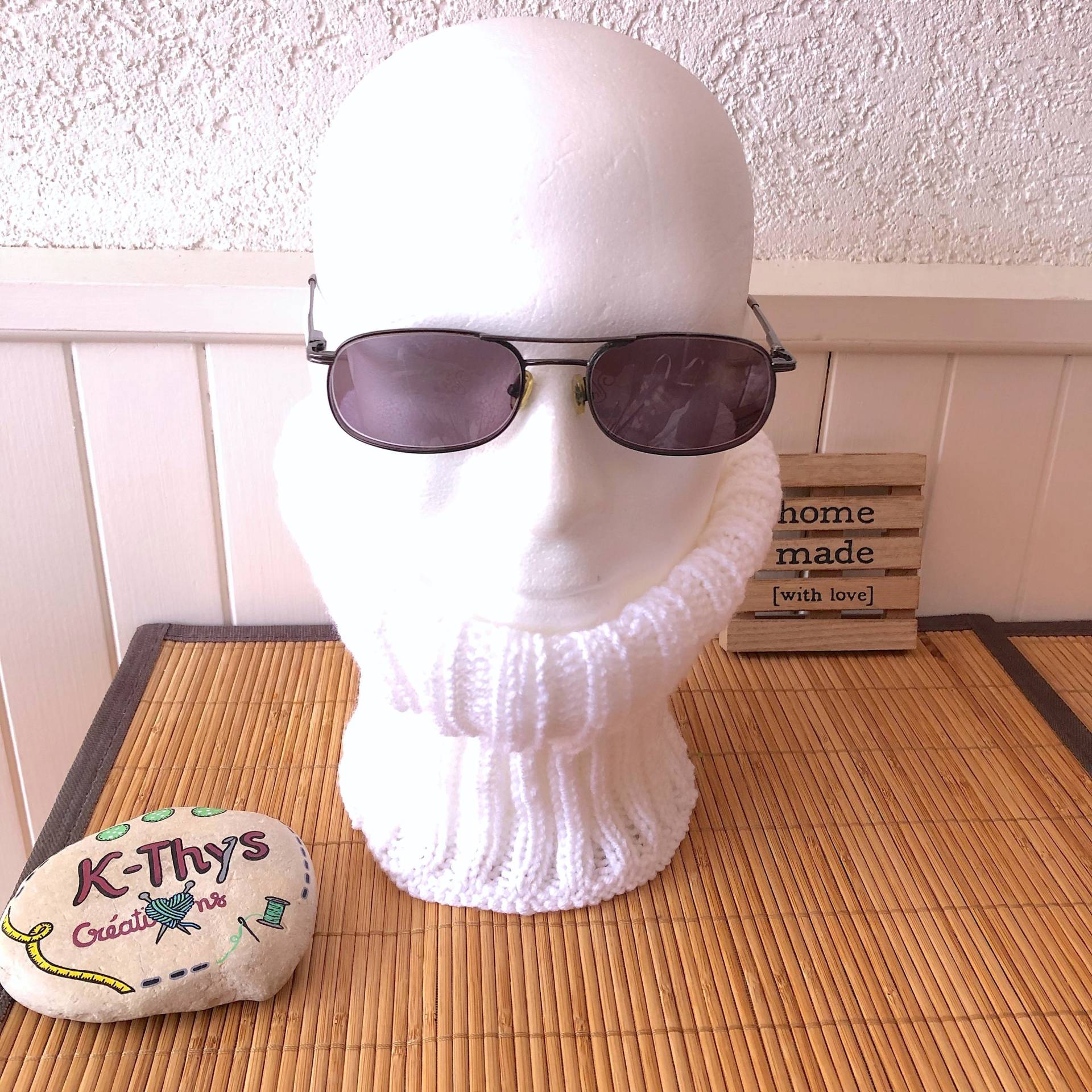 Jörgen Rollkragenpullover, Weicher Acrylstrick, Schneeweiß, Geschenk Für Männer, Frauen, Ihn, Sie, Teenager von KthysCreations