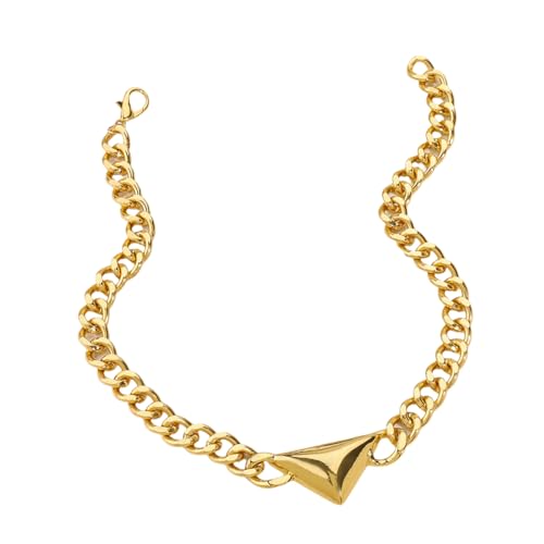 Ktrezs Übertriebene dreidimensionale Geometrie-Geometrie-Halskette Retro-Stil klassische leichte Luxus exquisite hundert passende Schlüsselbeinkette für Frauen und Mädchen gold Ktrezs Übertriebene dreidimensionale Geometrie-Geometrie-Halskette Retro-Stil klassische leichte Luxus exquisite hundert passende Schlüsselbeinkette für Frauen und Mädchen gold von Ktrezs
