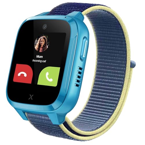 Kuaguozhe Kinder Armbänder Kompatibel mit XPLORA Kidzi Armband, Xplora Kids Smartwatch Weich Sport Nylon ErsatzbänderNur Kompatibel mit Xplora Kidzi, Mädchen Jungen Geschenk,Gelb Blau von Kuaguozhe