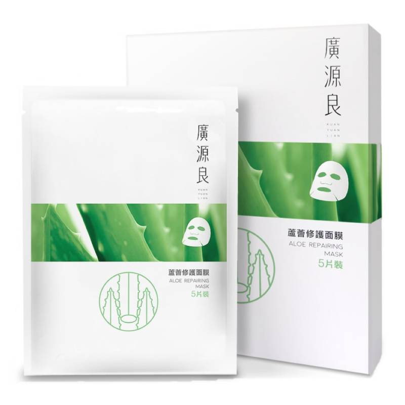 Kuan Yuan Lian - Botanical Extract Power - Aloe Mask - 5stücke von Kuan Yuan Lian