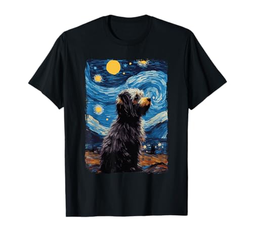 Kubanisches Bichon Havaneser Bichon Havanese Dog Starry Night T-Shirt Schwarz S Klassisch Kurzarm Unisex Erwachsene Unisex-Kinder Kubanisches Bichon Havaneser Bichon Havanese Dog Starry Night T-Shirt Schwarz S Klassisch Kurzarm Unisex Erwachsene Unisex-Kinder von Kubanisches Bichon Havaneser Bichon