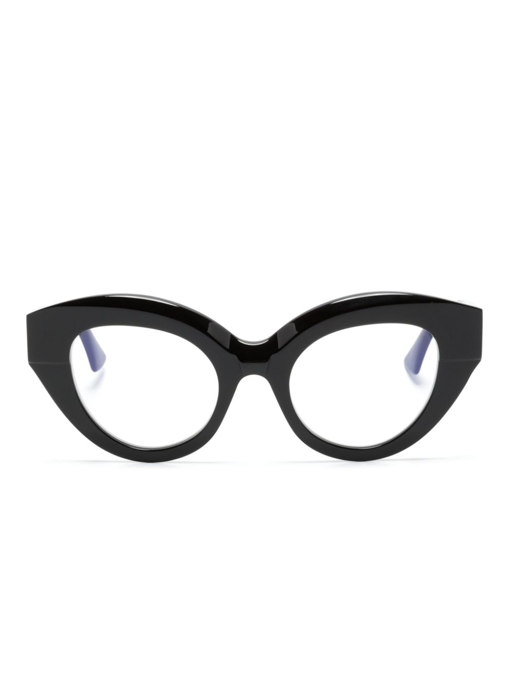 Kuboraum K35 Brille mit Cat-Eye-Gestell - Schwarz von Kuboraum