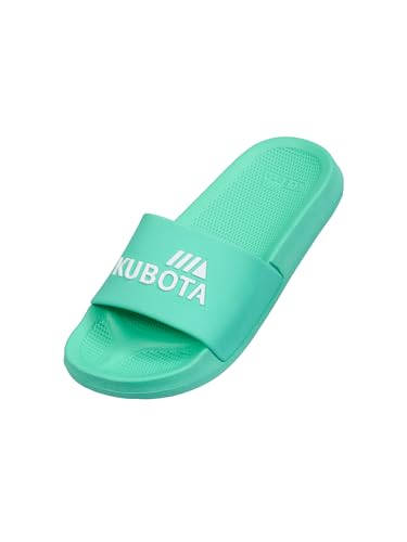 Kubota Badelatschen, Badeschlappen für den Pool Dusch und Sauna Schuhe, Rutschfest, Leicht und Elastisch, Sommer Sandalen Erstklassig - Pistazienfarbe 39 von Kubota