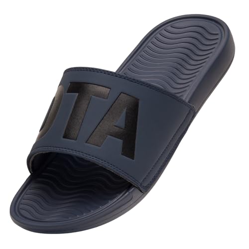 Kubota Badelatschen Basic PRO 2.0 Unisex - Bequem Badeschuhe Damen - Leicht Hausschuhe - Rutschfest Flip Flops - Dunkenblau 37 von Kubota