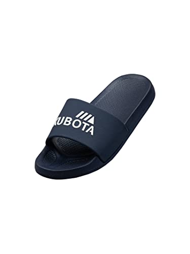 Kubota Badelatschen Damen für Sauna – Strand und Badeschuhe – Badeschlappen für Dusch – Anti Rutsch Badelatschen - Wasserdicht Badesandalen - Dunkelblau 36 von Kubota