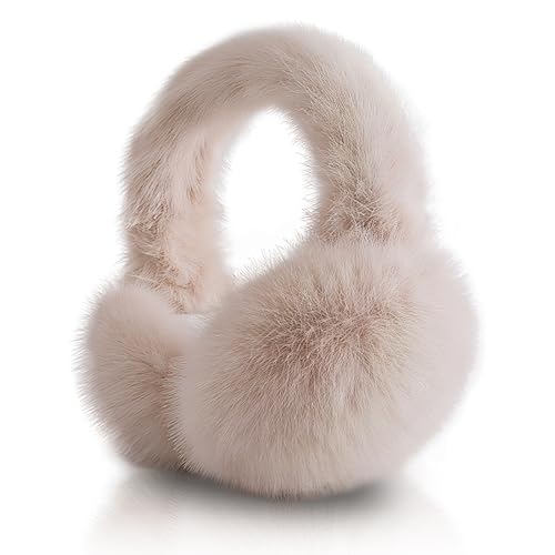 Kuchisity Ohrenwärmer Faltbar, Verdickung Winter Plüsch Ohrenschützer Stylische Ohrbedeckungen für Damen und Herren - Beige Kuchisity Ohrenwärmer Faltbar, Verdickung Winter Plüsch Ohrenschützer Stylische Ohrbedeckungen für Damen und Herren - Beige von Kuchisity