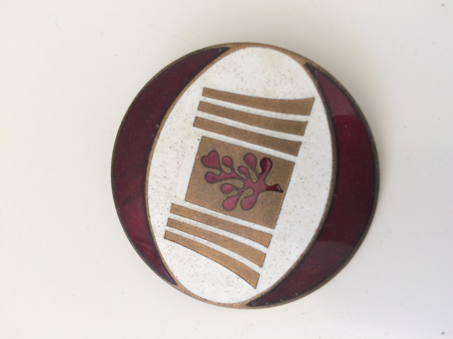 Vintage Emaille Brosche Vintage Emaille Brosche von Kudosvintage