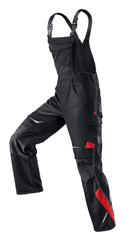 Kübler Latzhose Pulsschlag schwarz / rot Größe 106 von Kübler