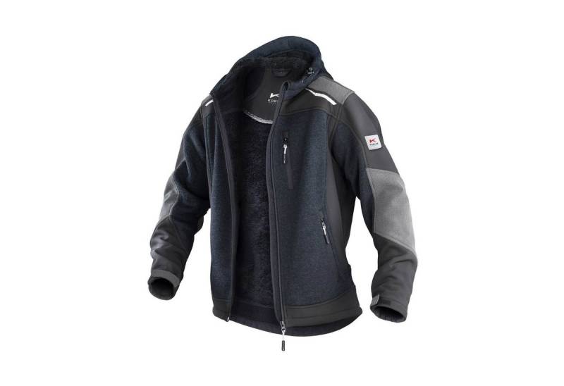 Kübler Strickjacke Kübler Strickjacke dunkelgrau/schwarz von Kübler