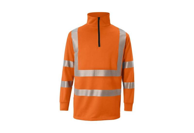 Kübler Sweater Kübler Reflectiq Zip-Sweatshirt PSA 2 warnorange von Kübler
