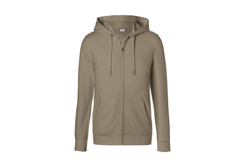 Kübler Sweatjacke Kübler Shirts Kapuzen-Sweatjacke sandbraun von Kübler