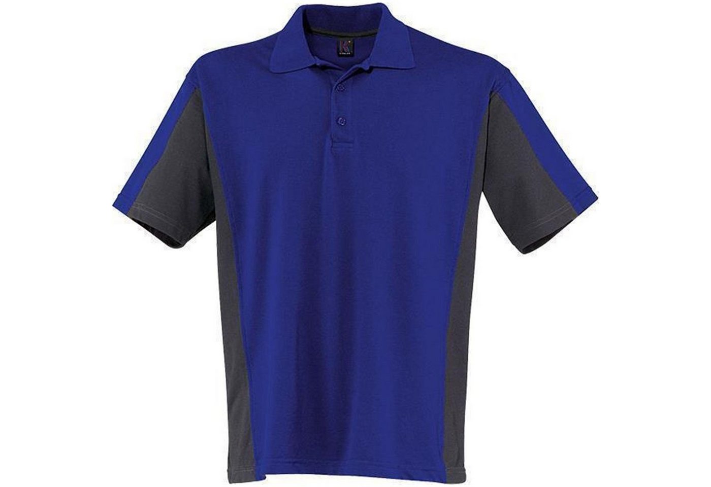 Kübler T-Shirt Kübler Shirt-Dress Polo-Shirt blau/anthrazit von Kübler