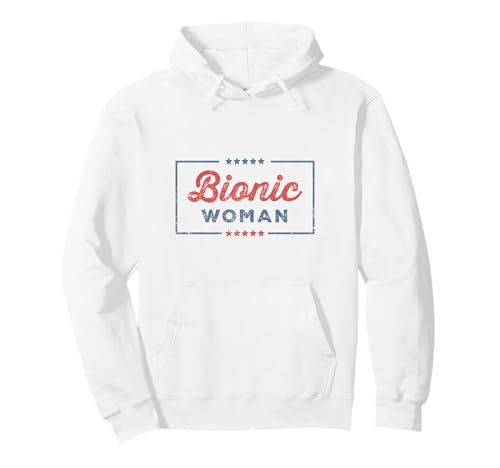 Bionic Woman Hüfte Knie Operation Genesung Prothese Pullover Hoodie von Künstliches Gelenk Gute Besserung Geschenke Damen