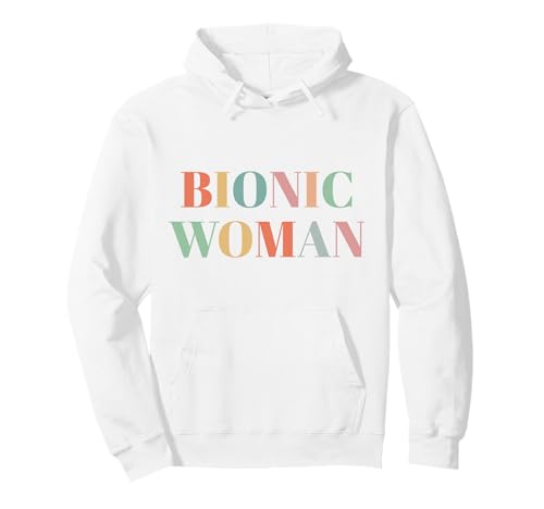 Bionic Woman Hüfte Knie Operation Genesung Prothese Pullover Hoodie von Künstliches Gelenk Gute Besserung Geschenke Damen