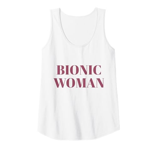 Damen Bionic Woman Hüfte Knie Operation Genesung Prothese Tank Top von Künstliches Gelenk Gute Besserung Geschenke Damen