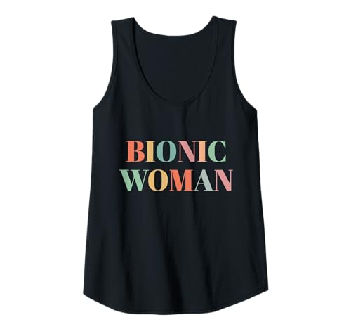Damen Bionic Woman Hüfte Knie Operation Genesung Prothese Tank Top von Künstliches Gelenk Gute Besserung Geschenke Damen