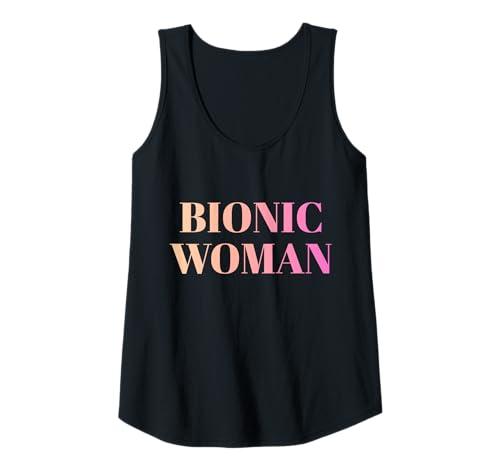 Damen Bionic Woman Hüfte Knie Operation Genesung Prothese Tank Top von Künstliches Gelenk Gute Besserung Geschenke Damen