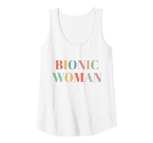 Damen Bionic Woman Hüfte Knie Operation Genesung Prothese Tank Top von Künstliches Gelenk Gute Besserung Geschenke Damen
