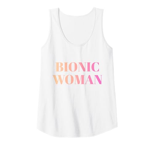 Damen Bionic Woman Hüfte Knie Operation Genesung Prothese Tank Top von Künstliches Gelenk Gute Besserung Geschenke Damen