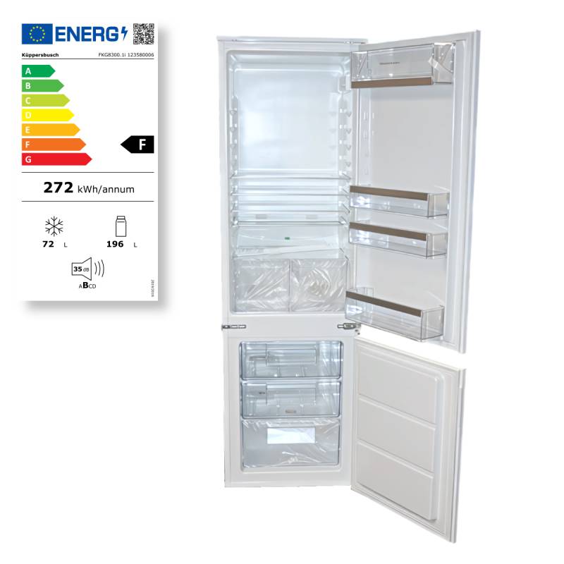 Küppersbusch FKG8300.1i Einbau Kühl Gefrier Kombination Kühlschrank 178cm Wei Küppersbusch FKG8300.1i Einbau Kühl Gefrier Kombination Kühlschrank 178cm Wei von Küppersbusch