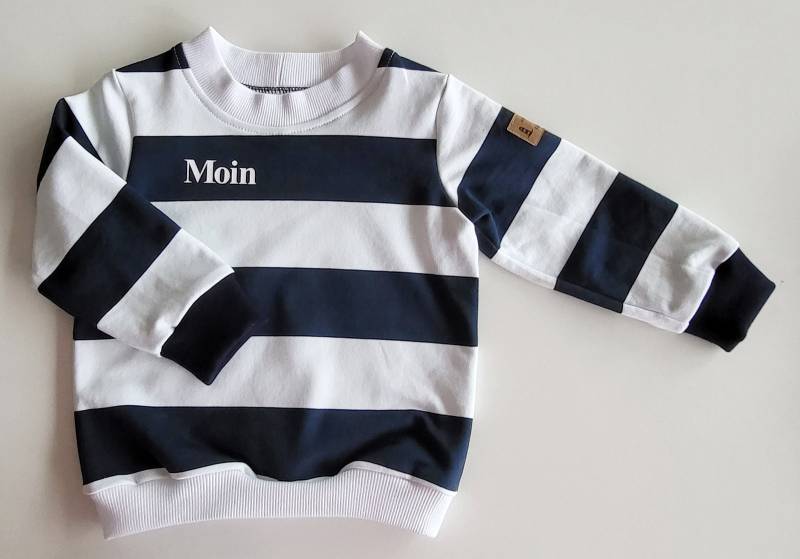 Bio Baumwolle Kinderpullover Weich, Kuschelig Und Maritim - Nachhaltig Produzierte Pullover Für Glückliche Kinder Schulanfang von Kuestenjuwel