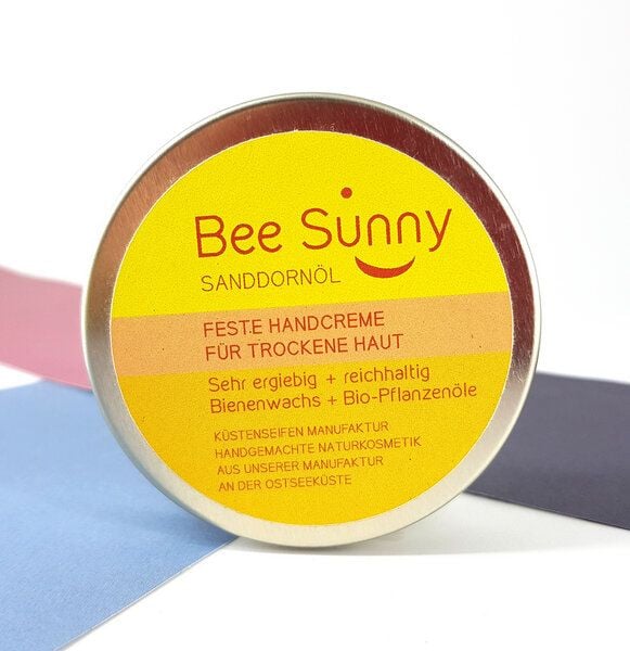 Küstenseifen Manufaktur Feste Handcreme Sanddorn & Lemon / Bodybutter von Küstenseifen Manufaktur