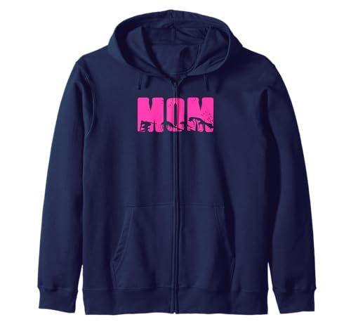 Surf-Mama Ozeanwelle Brett Küstenstil Kapuzenjacke Surf-Mama Ozeanwelle Brett Küstenstil Kapuzenjacke von Küstensurfende Mütter und Wellenfans