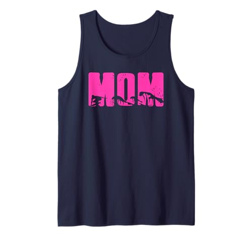 Surf-Mama Ozeanwelle Brett Küstenstil Tank Top Surf-Mama Ozeanwelle Brett Küstenstil Tank Top von Küstensurfende Mütter und Wellenfans