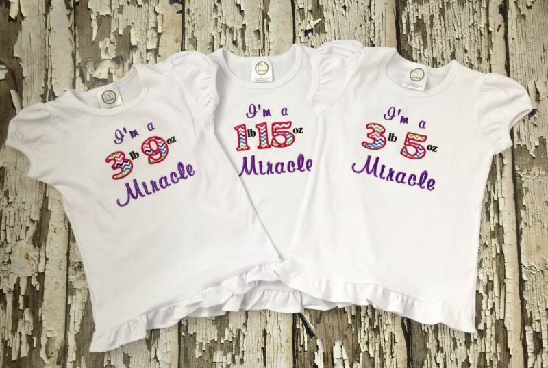 Mod Girls Miracle Shirt - Besticktes Tshirt March Of Dimes Oder Bodysuit Personalisiertes von KuggaKIDS