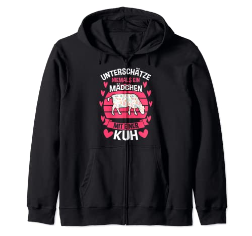 Kühe Mädchen Buer Landwirt Bauernhof Kuh Kapuzenjacke von Kuh Kühe Bauer Landwirt Bauernhof Geschenk