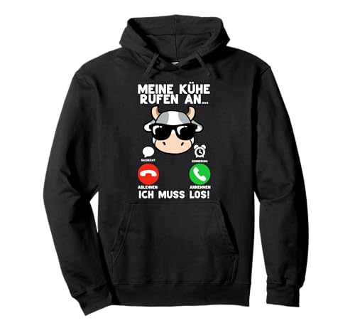 Meine Kühe Rufen An Lustig Bauernhof Stier Kuh Bauer Herren Pullover Hoodie Meine Kühe Rufen An Lustig Bauernhof Stier Kuh Bauer Herren Pullover Hoodie von Kuh Spruch Kuhliebhaber Geschenke