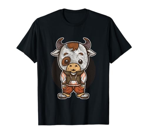 Kuh Geschenk Für Kinder Kälbchen Rind Rindvieh Landwirt Muh T-Shirt Kuh Geschenk Für Kinder Kälbchen Rind Rindvieh Landwirt Muh T-Shirt von Kuh Tshirt Für Kinder Damen Herren Cool Kühe Cow