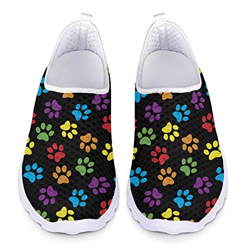 Kuiaobaty Bunte Tiere Pfoten Turnschuhe Atmungsaktive Mesh Loafer Leichte Laufschuhe Lässige Turnschuhe Tennisschuh Kuiaobaty Bunte Tiere Pfoten Turnschuhe Atmungsaktive Mesh Loafer Leichte Laufschuhe Lässige Turnschuhe Tennisschuh von Kuiaobaty