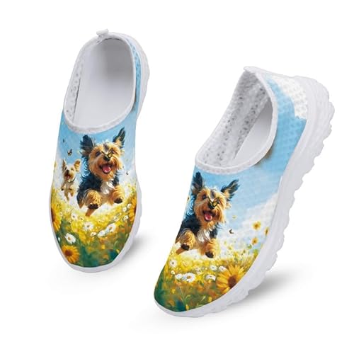 Kuiaobaty Damen-Laufschuhe, atmungsaktiv, leicht, Slip-On-Sneaker, weite Passform, modische Turnschuhe, Playing Yorkshire, 40.5 EU Kuiaobaty Damen-Laufschuhe, atmungsaktiv, leicht, Slip-On-Sneaker, weite Passform, modische Turnschuhe, Playing Yorkshire, 40.5 EU von Kuiaobaty