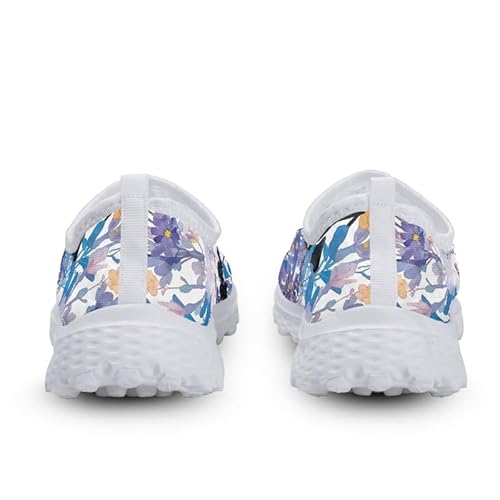 Kuiaobaty Damen Leichte Slip-on Sneaker Komfort Atmungsaktive Mesh Turnschuhe Schmetterling rutschfeste Freizeitschuhe, Aquarell-Wildblumen, 42 EU Kuiaobaty Damen Leichte Slip-on Sneaker Komfort Atmungsaktive Mesh Turnschuhe Schmetterling rutschfeste Freizeitschuhe, Aquarell-Wildblumen, 42 EU von Kuiaobaty