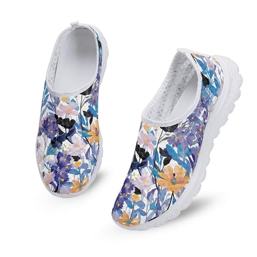 Kuiaobaty Damen Leichte Slip-on Sneaker Komfort Atmungsaktive Mesh Turnschuhe Schmetterling rutschfeste Freizeitschuhe, Meeresdelfine, 39.5 EU Kuiaobaty Damen Leichte Slip-on Sneaker Komfort Atmungsaktive Mesh Turnschuhe Schmetterling rutschfeste Freizeitschuhe, Meeresdelfine, 39.5 EU von Kuiaobaty