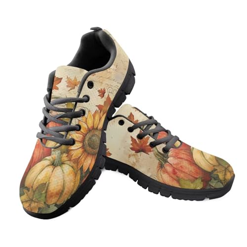 Kuiaobaty Damen Pumpkin Laufschuhe Walking Sneaker Kaninchen Leichte Arbeitsschuhe zum Wandern Joggen, Herbst-Kürbis-Sonnenblume, 40.5 EU Kuiaobaty Damen Pumpkin Laufschuhe Walking Sneaker Kaninchen Leichte Arbeitsschuhe zum Wandern Joggen, Herbst-Kürbis-Sonnenblume, 40.5 EU von Kuiaobaty