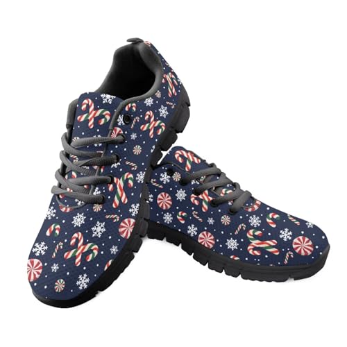 Kuiaobaty Damen Pumpkin Laufschuhe Walking Sneaker Kaninchen Leichte Arbeitsschuhe zum Wandern Joggen, Zuckerstange mit Weihnachtsmotiv, 45 EU Kuiaobaty Damen Pumpkin Laufschuhe Walking Sneaker Kaninchen Leichte Arbeitsschuhe zum Wandern Joggen, Zuckerstange mit Weihnachtsmotiv, 45 EU von Kuiaobaty