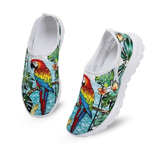 Kuiaobaty Damen Slip On Laufschuhe Atmungsaktiv Mesh Sneaker rutschfeste Turnschuhe für Arbeit Fitness Jogging, Scarlet Ara, 37 EU Kuiaobaty Damen Slip On Laufschuhe Atmungsaktiv Mesh Sneaker rutschfeste Turnschuhe für Arbeit Fitness Jogging, Scarlet Ara, 37 EU von Kuiaobaty