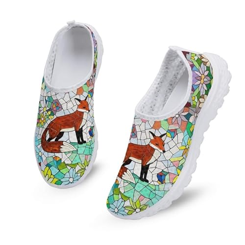 Kuiaobaty Damen Slip On Laufschuhe Atmungsaktiv Mesh Sneaker rutschfeste Turnschuhe für Arbeit Fitness Jogging, fuchs, 40.5 EU Kuiaobaty Damen Slip On Laufschuhe Atmungsaktiv Mesh Sneaker rutschfeste Turnschuhe für Arbeit Fitness Jogging, fuchs, 40.5 EU von Kuiaobaty
