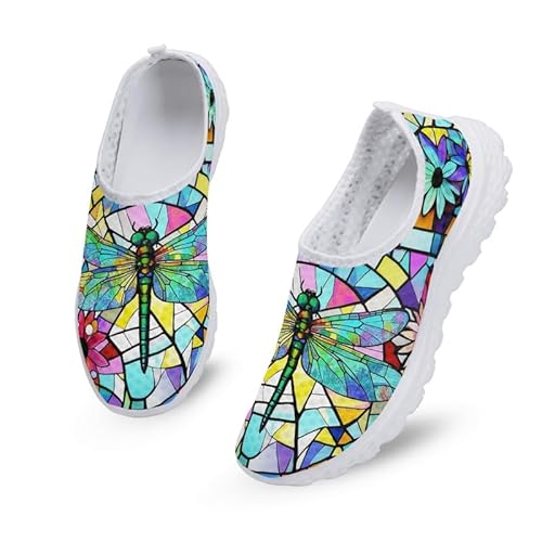 Kuiaobaty Damen Slip On Laufschuhe Atmungsaktiv Mesh Sneaker rutschfeste Turnschuhe für Arbeit Fitness Jogging, libelle, 40.5 EU Kuiaobaty Damen Slip On Laufschuhe Atmungsaktiv Mesh Sneaker rutschfeste Turnschuhe für Arbeit Fitness Jogging, libelle, 40.5 EU von Kuiaobaty