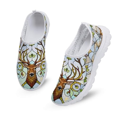 Kuiaobaty Damen Slip On Laufschuhe Atmungsaktiv Mesh Sneaker rutschfeste Turnschuhe für Arbeit Fitness Jogging, rentier, 38 EU Kuiaobaty Damen Slip On Laufschuhe Atmungsaktiv Mesh Sneaker rutschfeste Turnschuhe für Arbeit Fitness Jogging, rentier, 38 EU von Kuiaobaty