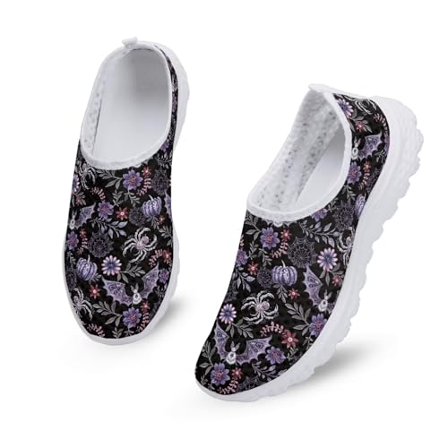 Kuiaobaty Damen-Sneaker, bequem, weiche Sohle, Loafer, Schmetterling, Zuckerschädel, Sternen-Druck, leicht, Sneaker, Mädchen, Laufschuhe, Wanderschuhe, Gothic Fledermaus Spinne Floral, 39 EU Kuiaobaty Damen-Sneaker, bequem, weiche Sohle, Loafer, Schmetterling, Zuckerschädel, Sternen-Druck, leicht, Sneaker, Mädchen, Laufschuhe, Wanderschuhe, Gothic Fledermaus Spinne Floral, 39 EU von Kuiaobaty