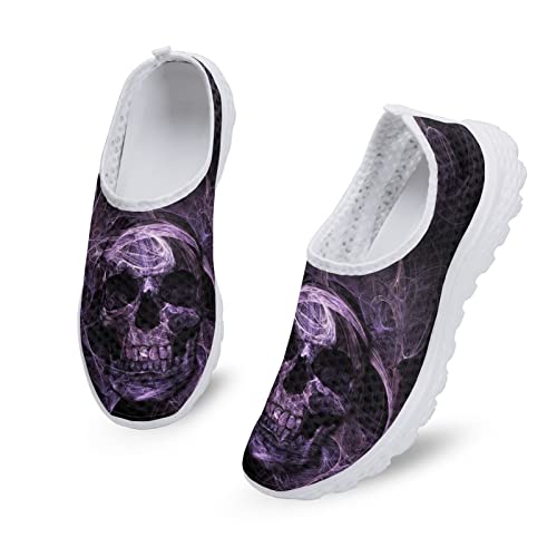 Kuiaobaty Damen Sneakers Komfort Sport Laufschuhe Atmungsaktiv Mesh Walking Sneakers Casual Loafers Sommer Clogs, Smoke Skull, 39 EU Kuiaobaty Damen Sneakers Komfort Sport Laufschuhe Atmungsaktiv Mesh Walking Sneakers Casual Loafers Sommer Clogs, Smoke Skull, 39 EU von Kuiaobaty